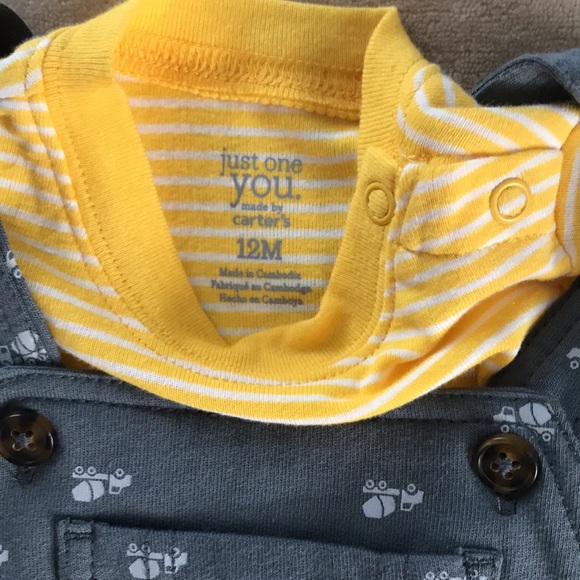 Carter’s Baby Boy Shorts Overall 2 Piece Set - Picture 3 of 7